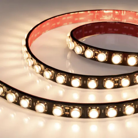 Светодиодная лента герметичная FLT-PS-A42-BLACK-23mm 24V Warm3000 (21 W/m, IP67, 30deg, 5m) (Arlight, -) 040920