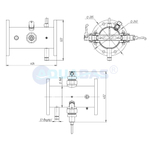 УФМ.10 Излучатель ультрафиолетовый XENOZONE UVM-1000 (50м3/ч, 1кВт, Ду100) в комплекте с датчиком интенсивности УФ излучения и блоком промывки