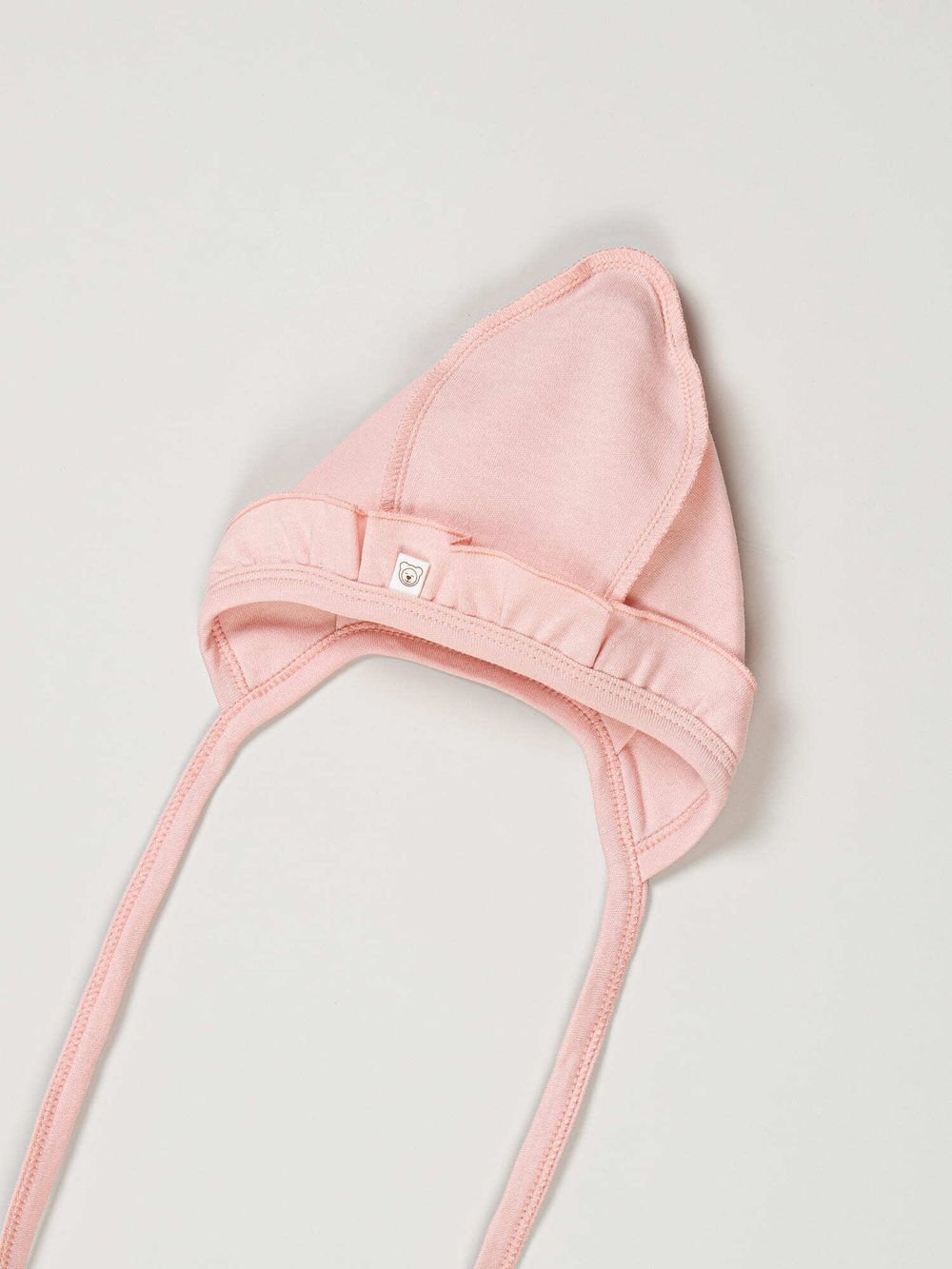 Чепчик с рюшей "Чайная роза" 0+