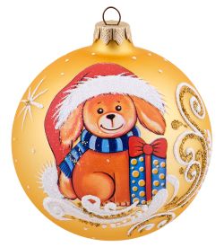 Элита НФШ-1638/2 Ел.украшение Шар «Собачка» 100 мм