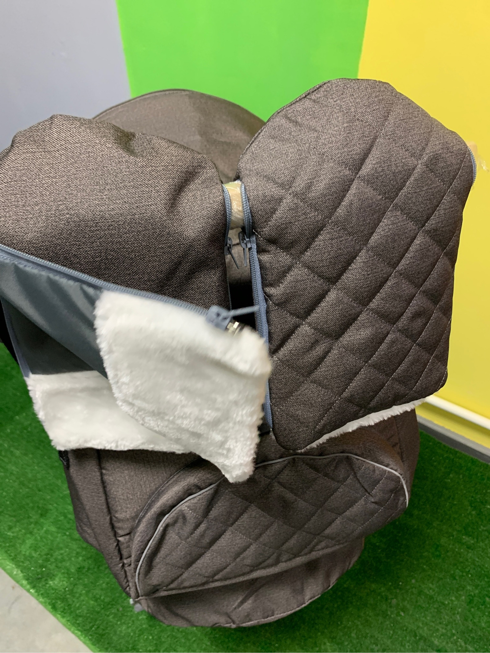 Санки - коляска Galaxy kids 3-2Т механ. смены полозь на колеса Серебро,арт. GK-3-2Т Galax Серебро