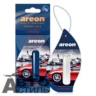 Ароматизатор гелевый AREON -КОЛБА  СПОРТ ЛЮКС ХРОМ