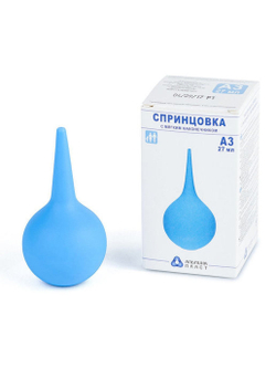 Спринцовка резиновая мягкий наконечник тип А №3 (27 мл)