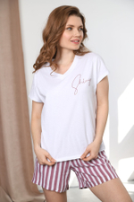 Пижама женская шорты+футболка К-711