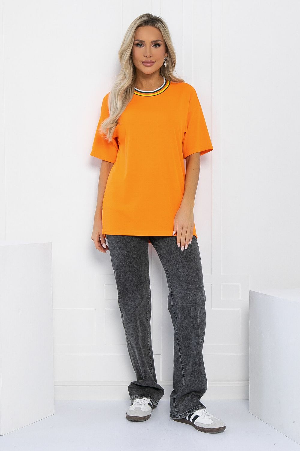 Футболка Ника (оранжевая) Б12937-7М LT Collection