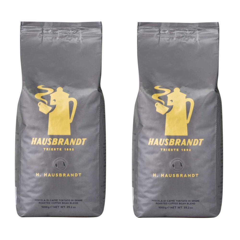 Кофе в зернах Hausbrandt H. Hausbrandt 1000 г, 2 шт