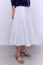 Юбка - солнце из жаккарда на кулиске