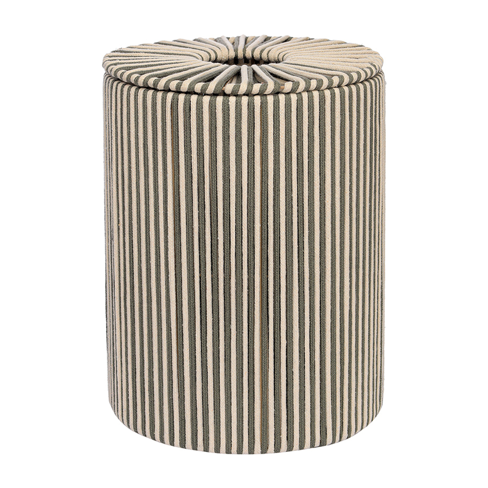 Корзина плетеная Tkano Dholak Grey Ethnic tk24-st_ba0039