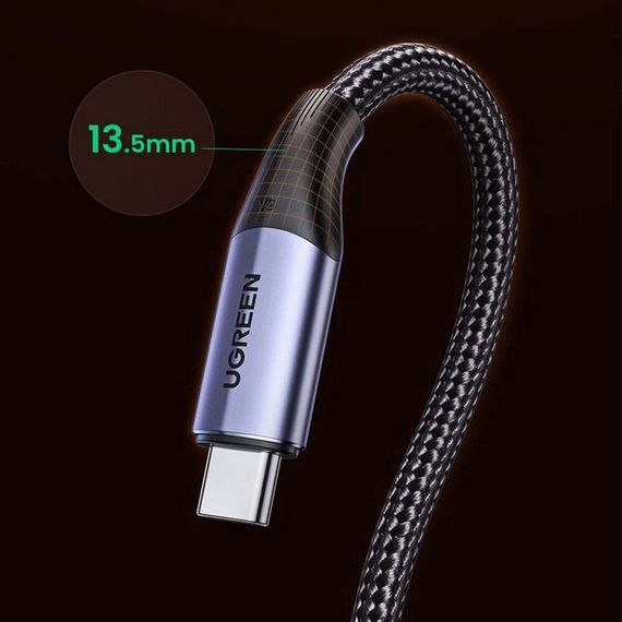 Кабель Ugreen US355 USB Type-C - USB Type-C M/M 1м (80150) черный