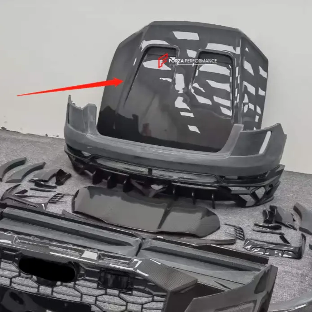 Карбоновый капот для AUDI Q8 4M 2019 - 2023 Ауди обвес