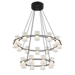 8341/70L LEDIO LN черный/прозрачный металл/акрил Люстра подвесная LED 70W 3000K 220V VINORA