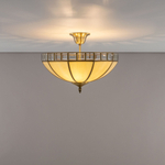 Citilux Шербург-1 CL440141 Люстра витражная потолочная Бронза