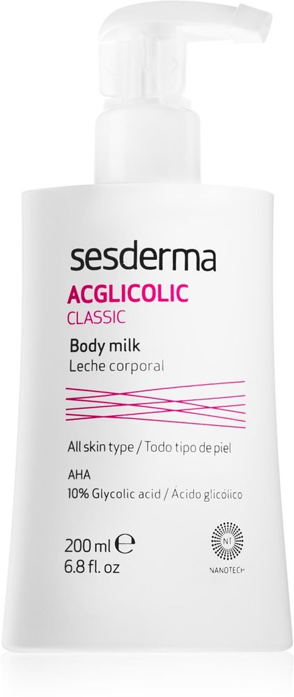 Sesderma Acglicolic Classic Body укрепляющее молочко для тела с эффектом пилинга