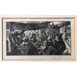 Фаворский В. А. Заставка к трагедии А. С. Пушкина «Пир во время чумы». Ксилография. 1948