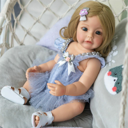 Кукла Реборн виниловая 55см в пакете (FA-028)