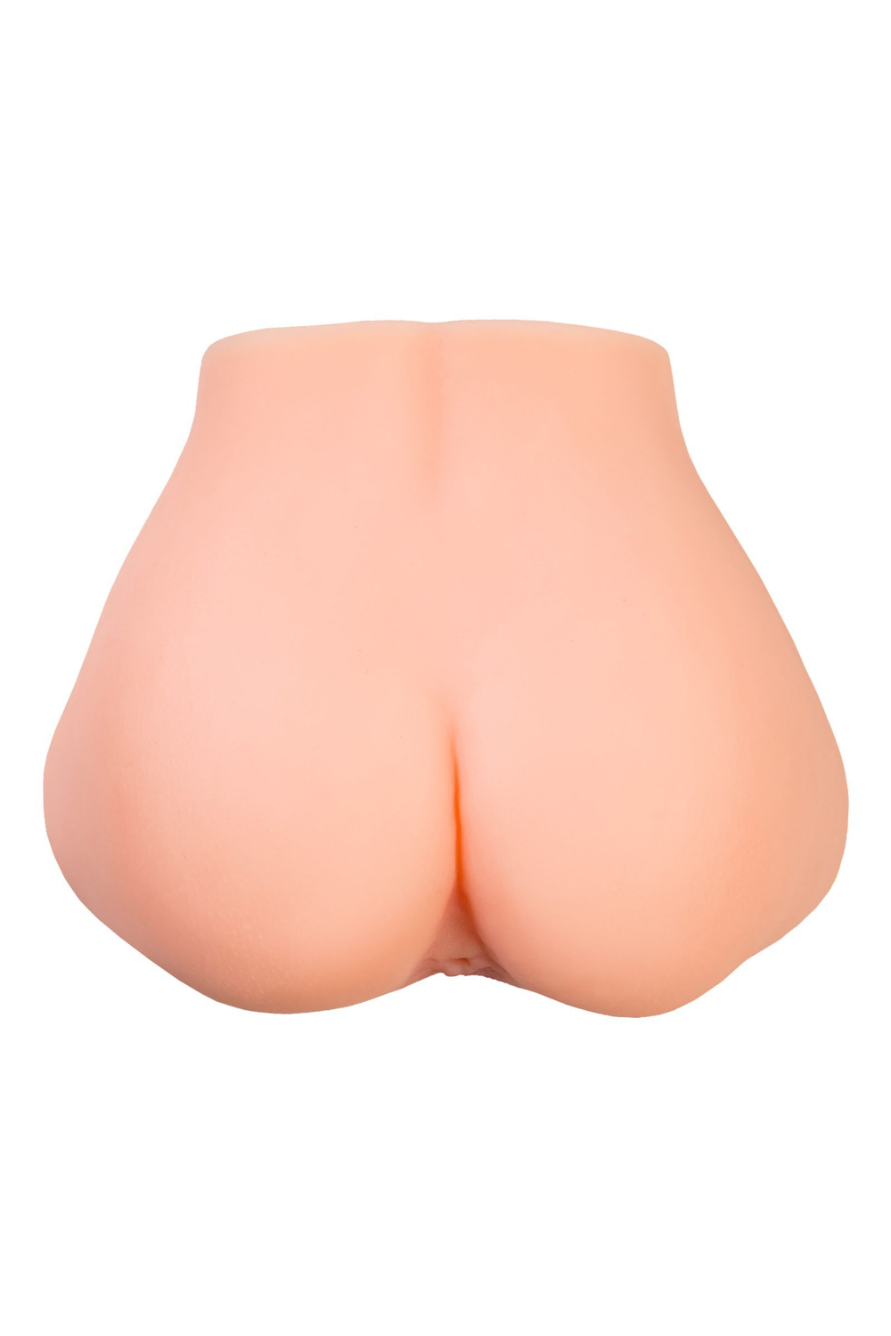 Телесный реалистичный мастурбатор-полуторс с 2 любовными входами (Цвет: телесный)