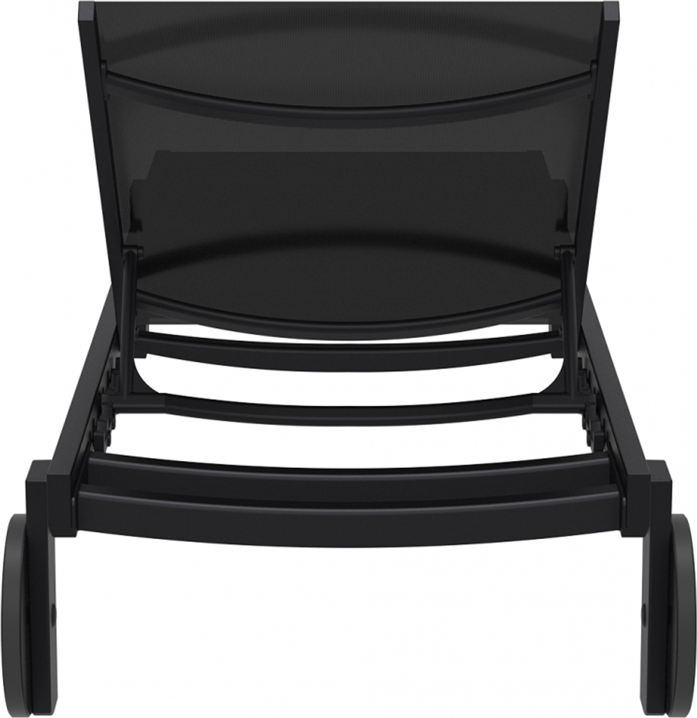 Шезлонг-лежак металлический Siesta Contract Casablanca, черный