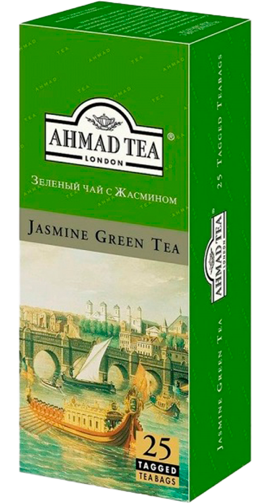 Чай зеленый Ahmad Tea, 25 пак