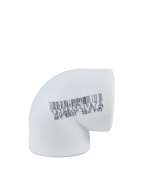 Угольник PPR  25х90, PN25 белый, РТП (240/30)