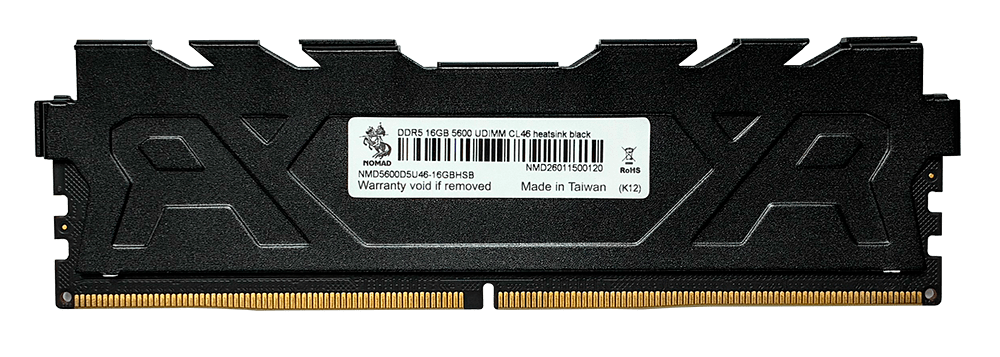 Оперативная память 16GB DDR5 5600MHz NOMAD UDIMM CL46 NMD5600D5U46-16GBHSB Heatsink Black