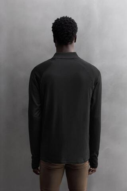 ZARA ТОЛСТОВКА POLARTEC © С ВОРОТНИКОМ НА МОЛНИИ, ЧЕРНЫЙ