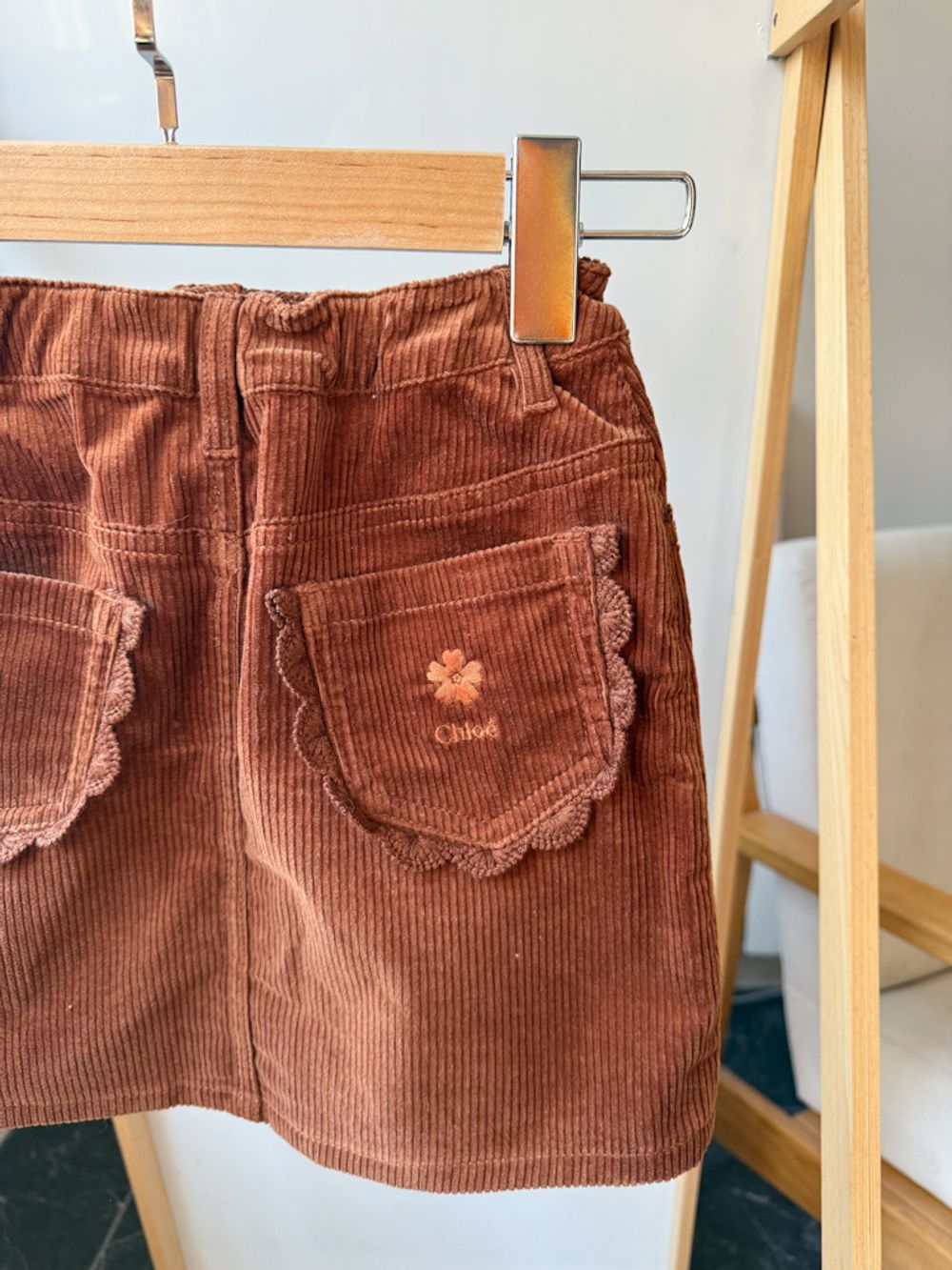 Вельветовая юбка Chloe. 128