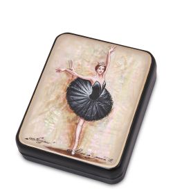 Народные промыслы ШК-55/ 20-D Шкатулка «Балет» исп.Земина