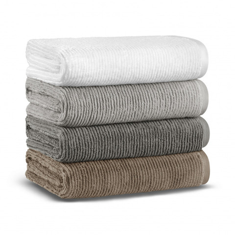 Полотенце 33x33 L'appartement Slim Ribbed fog светло-серый