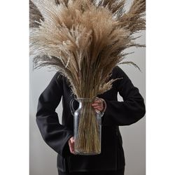 Ваза для цветов Flowi, 29 см, прозрачная