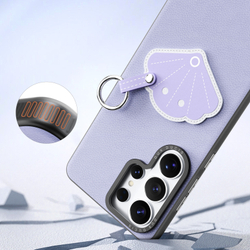 Чехол фиолетового цвета для Samsung Galaxy S26 Ultra, серия Luvy Series Case (со съемным ремешком) от Dux Ducis