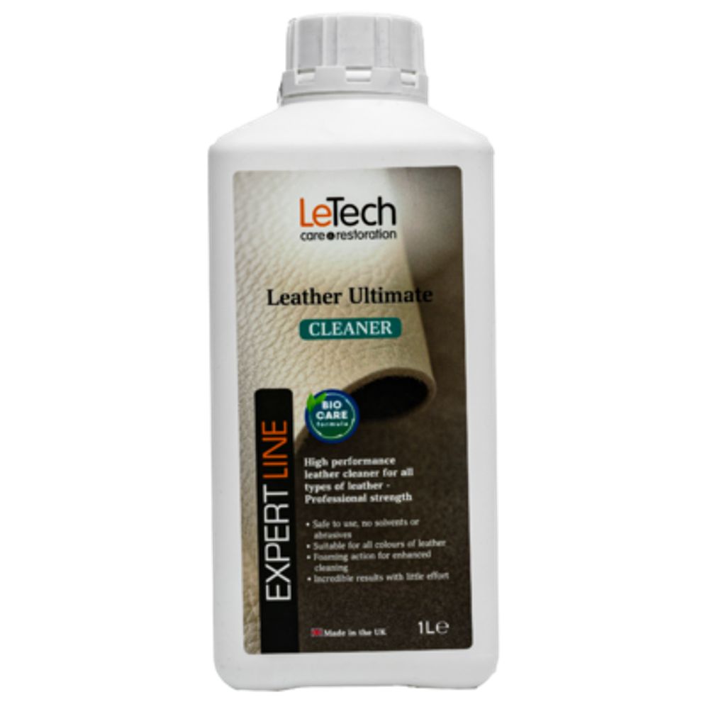 LeTech Средство для чистки кожи (Leather Ultimate Cleaner Biocare Formula) Expert Line 1л -1ш