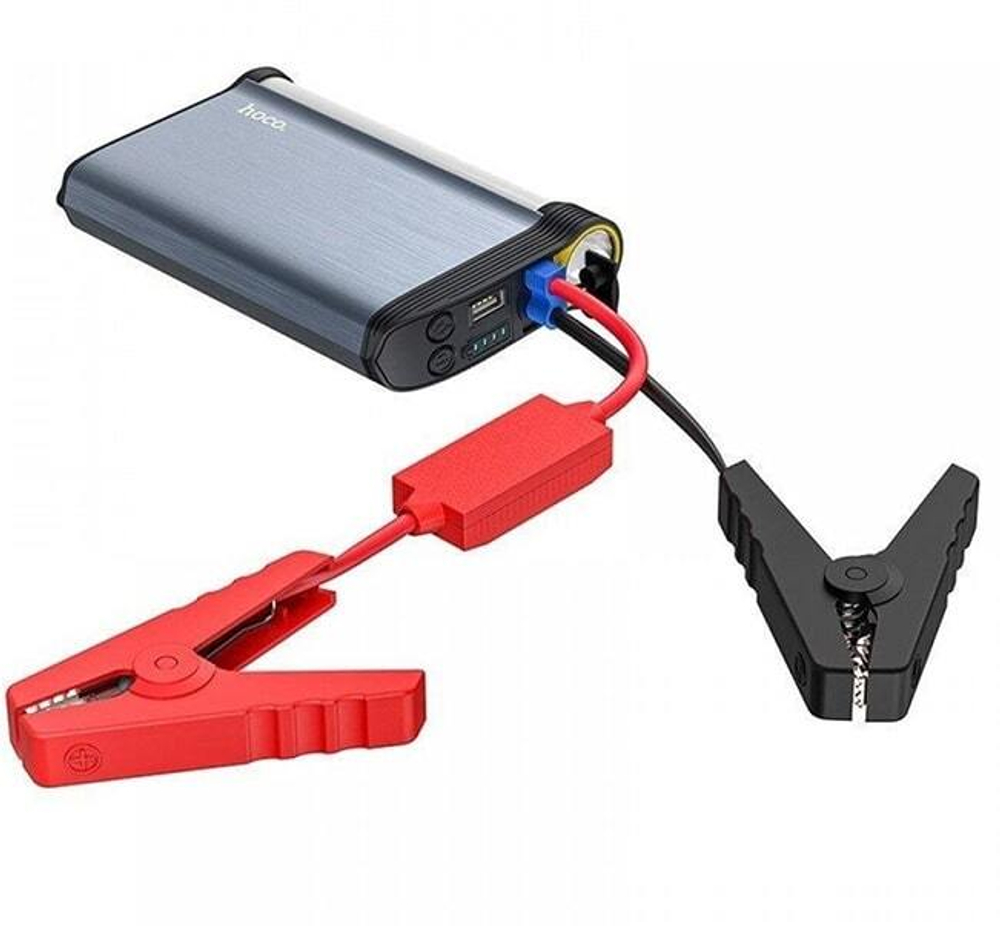 Зарядно-пусковое устройство HOCO DB14 12000 mAh (серебро)