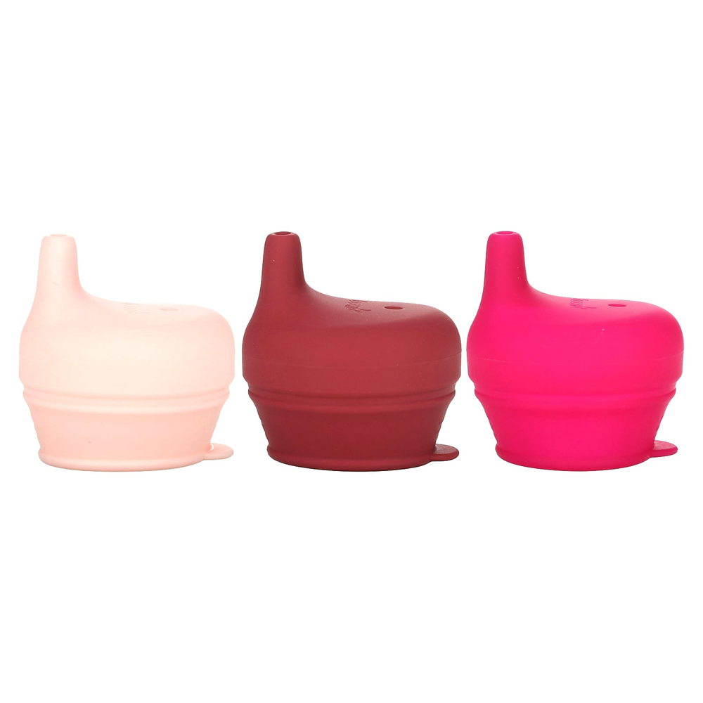 Boon, Snug Spout, универсальная крышка для детей, от 9 месяцев`` 3 крышки