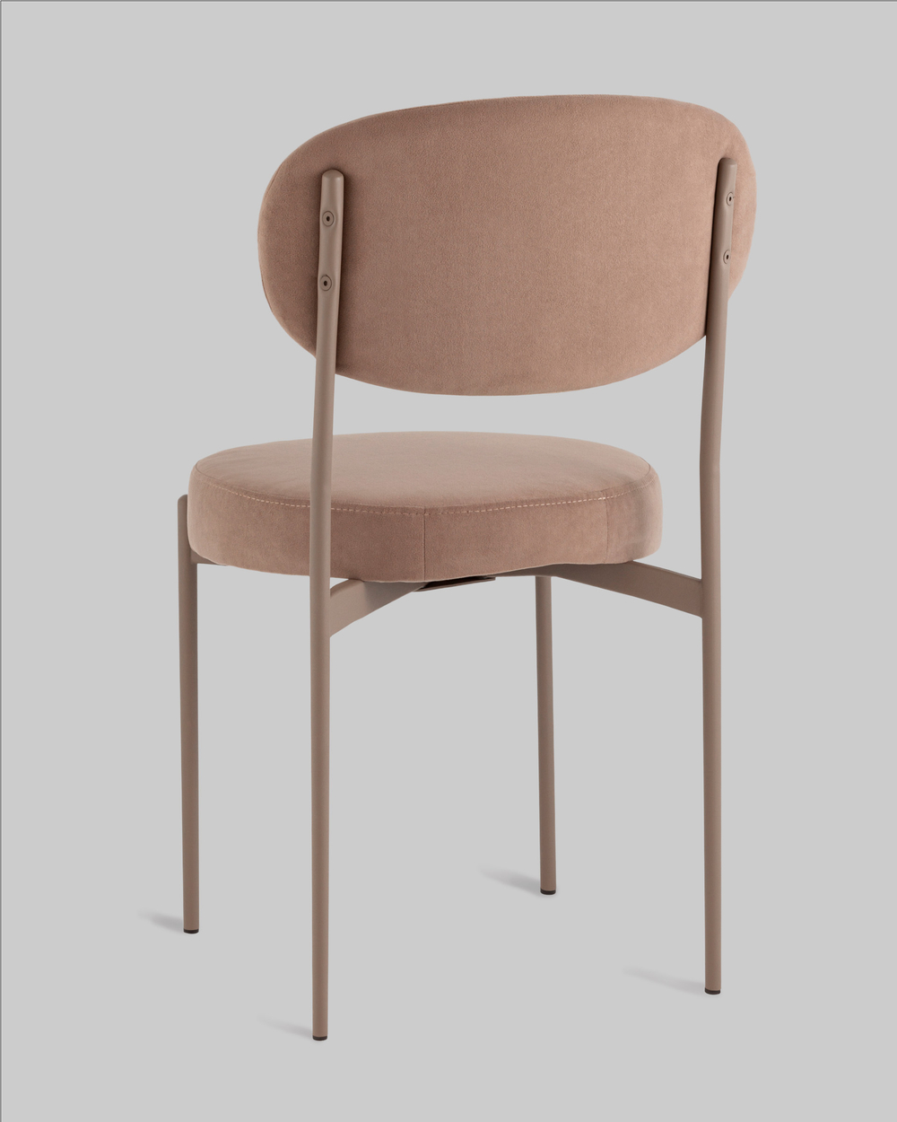 Стул Бриф DD велюр капучино каркас капучино муар