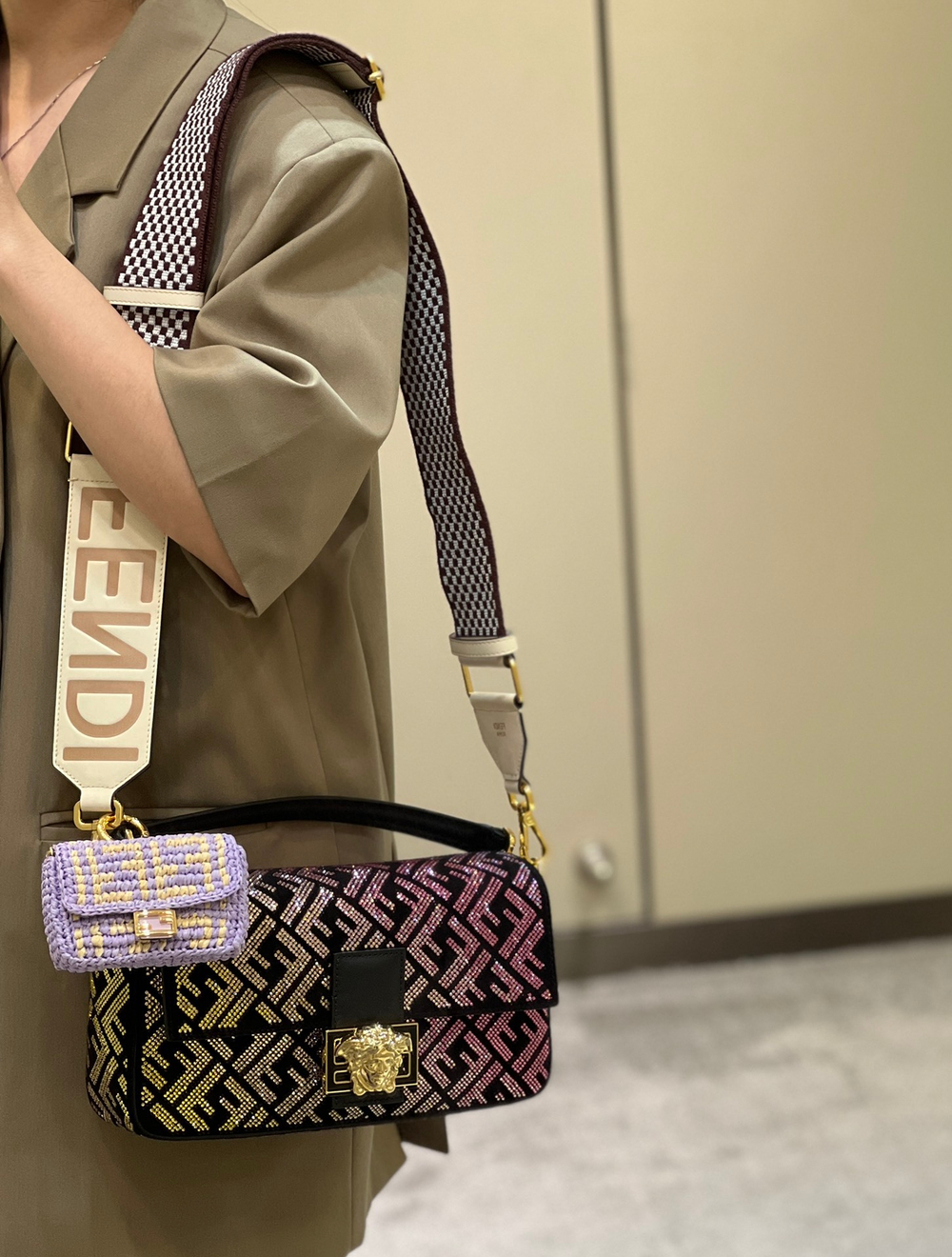 Fendi Fendace Baguette 28 cm
