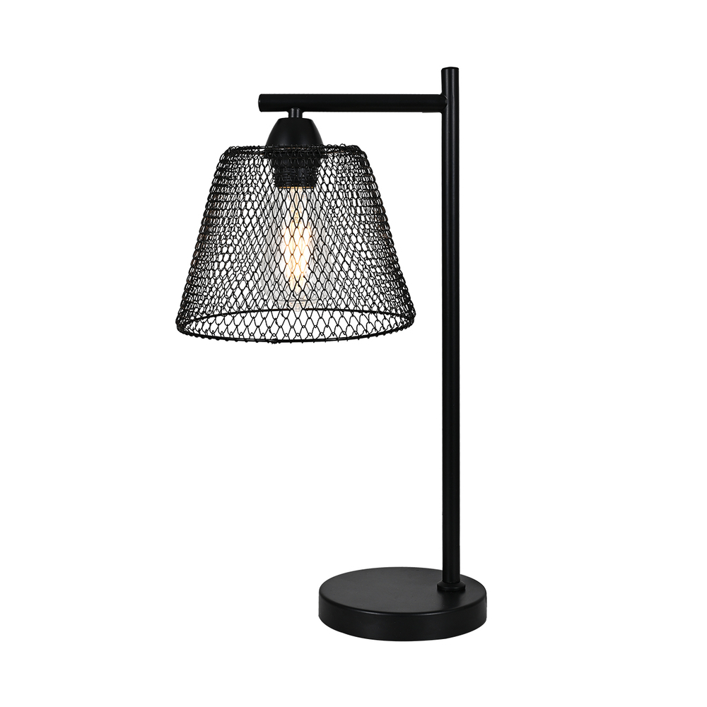 Настольный светильник 1х40Вт Е27, металл, черный