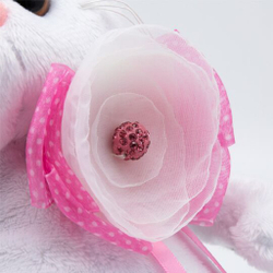 Мягкая игрушка Ли-Ли с цветком 24см