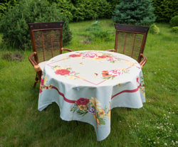 Скатерть 140x140 Blonder Home Gloria оливковая фото