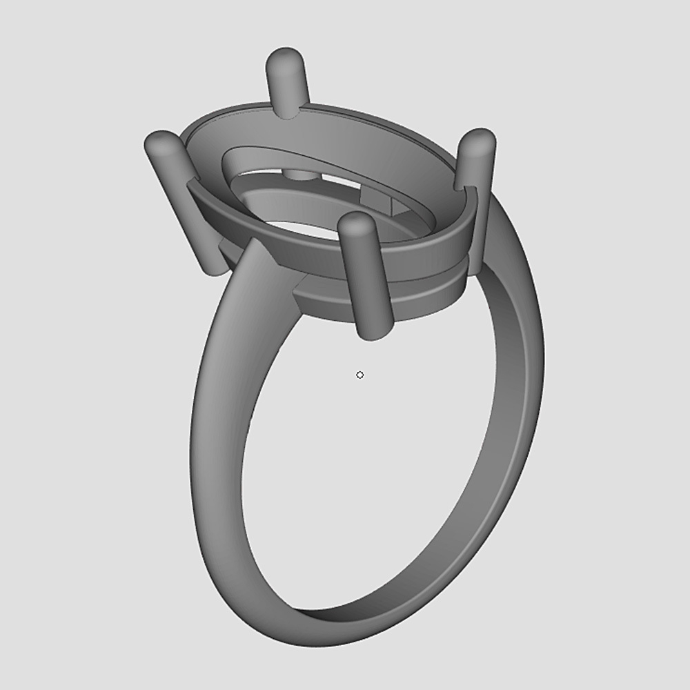 кольцо 3д модель