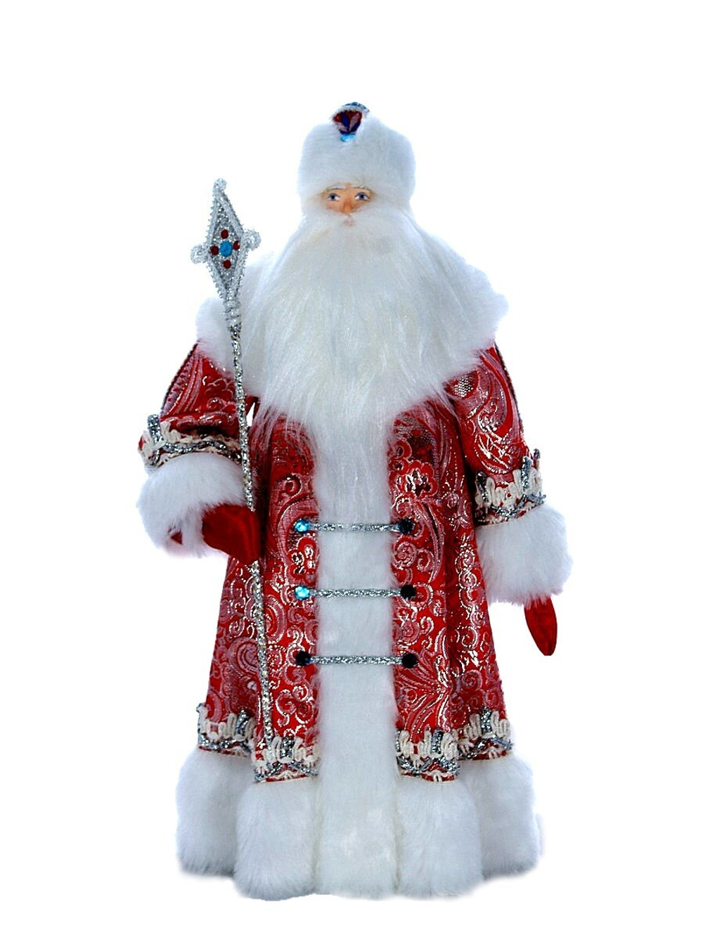 Кукла фарфоровая под елку Дед Мороз