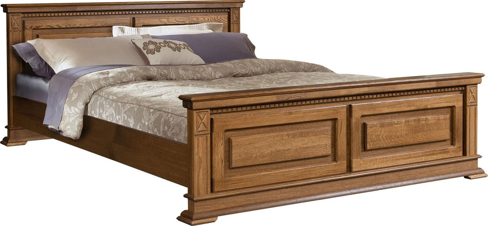 Кровать двойная «Верди Классик» с высоким изножьем