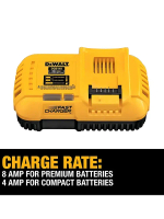 DeWalt DCB118 Быстрое зарядное устройство FLEXVOLT 18V 20V 60V MAX, с внутренним вентилятором и литиевой батареейнабор электроинструмента