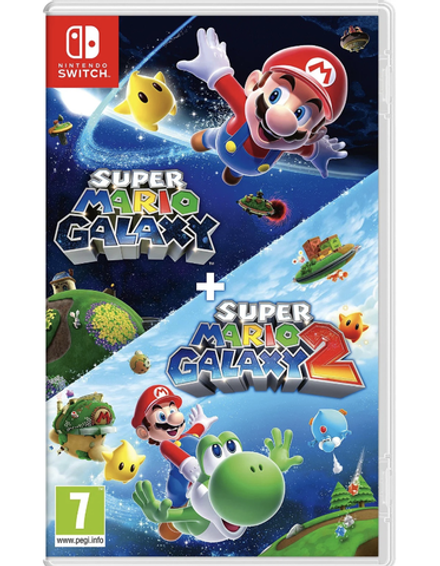 Super Mario Galaxy + Super Mario Galaxy 2 (картридж для Nintendo Switch, полностью на английском языке)