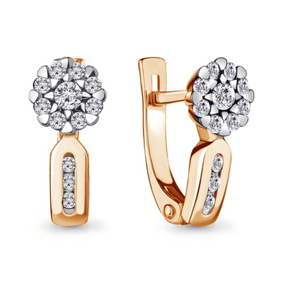 942415к Серьги из Золота с бриллиантами