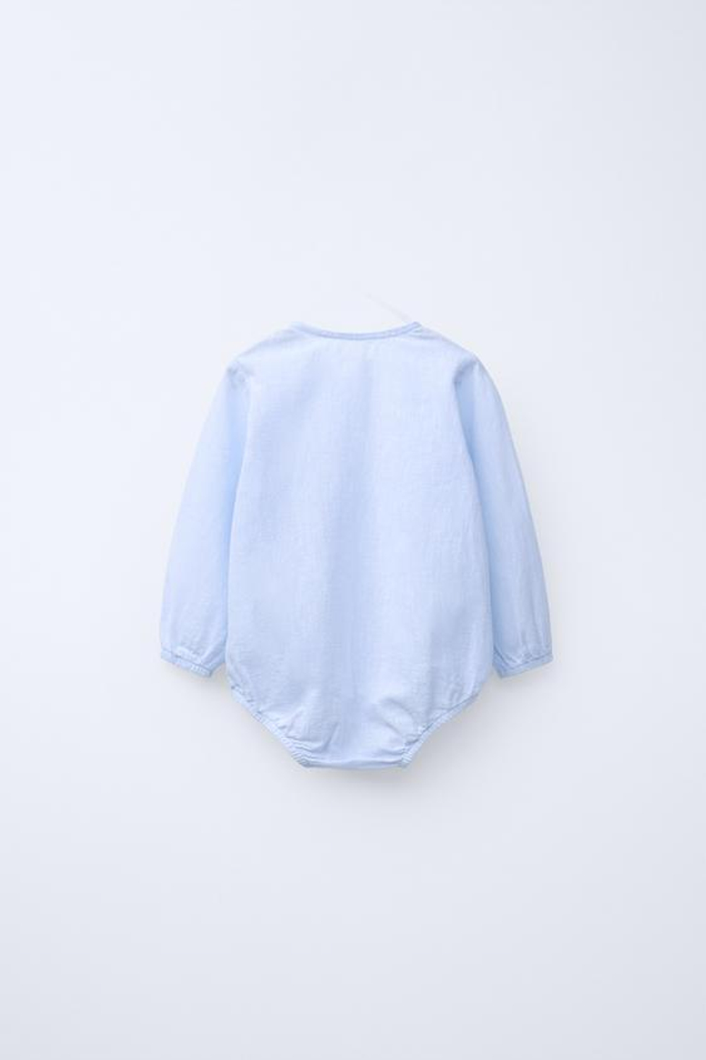 ZARA БОДИ С РЕЛЬЕФНЫМ УЗОРОМ, ГОЛУБОЙ