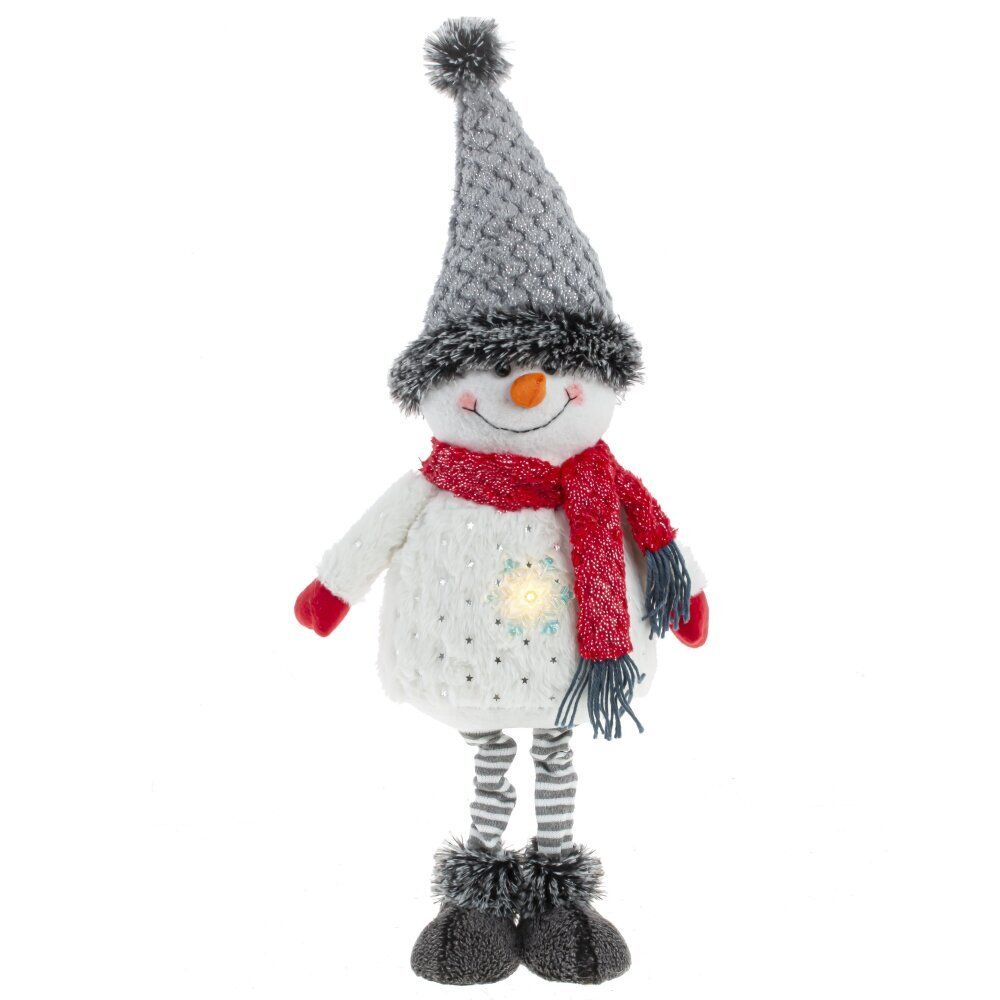 GAEM Игрушка набивная "Снеговик" (3xLR44), L22 W14 H61/42 см, 2в.