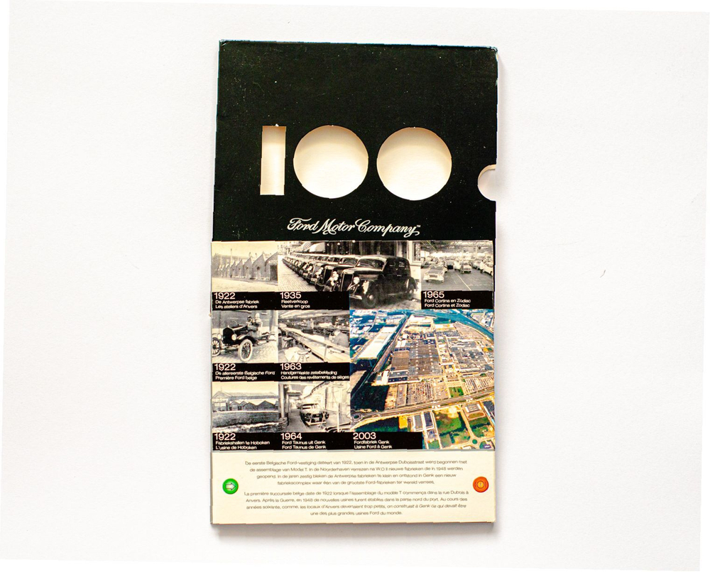 Belgium 2003 Year Set "Ford Centennial" with Commemorative Medal