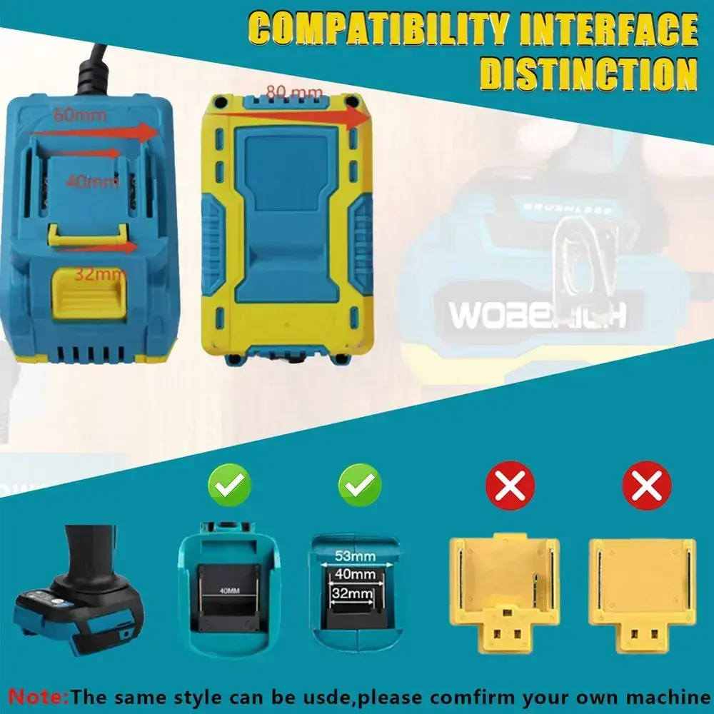 800W Блок питания 220 В переменного тока в 18 В WOBERICH
