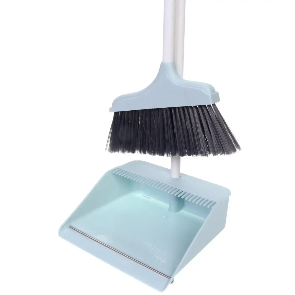 Набор для уборки, щетка для пола с совком «Комфорт» синяя 8012