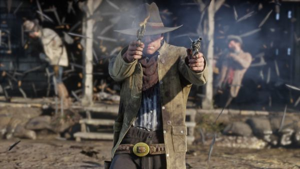 Red Dead Redemption 2 (RDR 2) (диск для PS4, интерфейс и субтитры на русском языке)